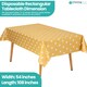 image 5 of Polka Dots Disposable Plastic Table Cover - 54" x 108"