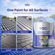 image 3 of HQC Roof Paint - Weatherproof & Durable Roof Protection - White - 10L