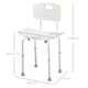 image 3 of HOMCOM Bath Chair Shower Seat, Safety Bathroom Elderly Aids