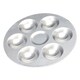 image 1 of 13.5cm Aluminium Painting 6 Well Round Paint Palette