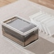 image 2 of Living and Home Clothes Storage Box with Dividers - 40*25*20cm Black