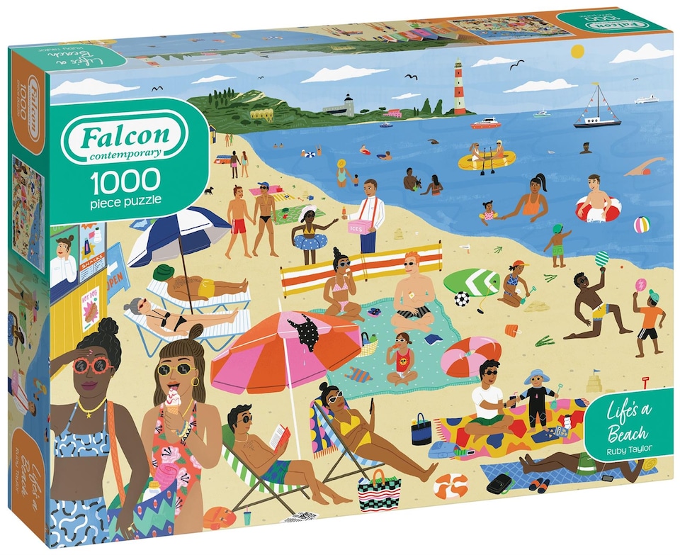 image 1 of Life's a Beach 1000 Piece Jigsaw Puzzle (Gaia)