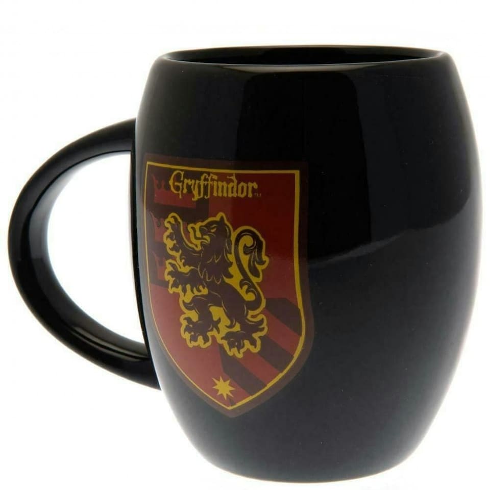 image 1 of Harry Potter Gryffindor Uniform Oval Mug - Black/Burgundy/Gold - One Size