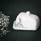 image 2 of Meg Hawkins Butter Dish Hare White