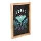 image 3 of Something Different Wooden Luna Moth Framed Poster - Black/Purple/Green - One Size
