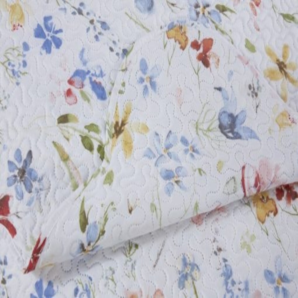 image 1 of Summer Meadow Bedspread Double Bed Multi Multi | Multi