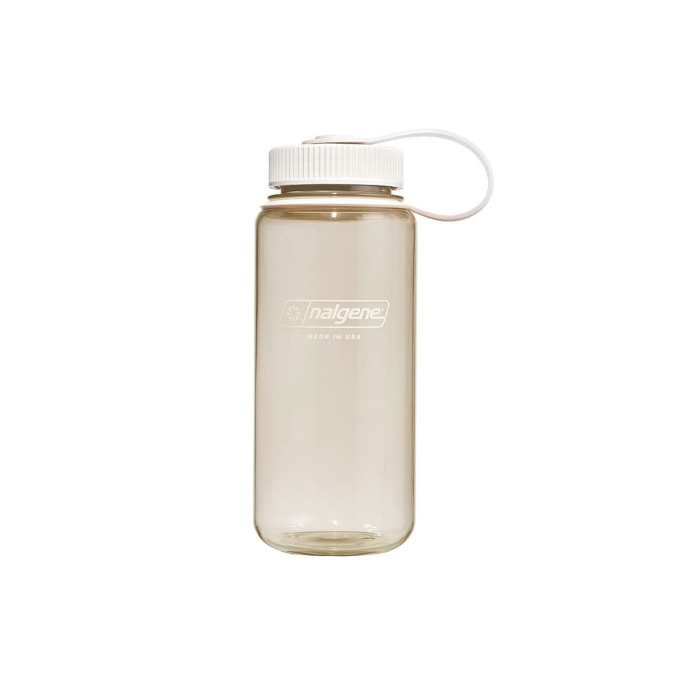 image 1 of Nalgene Wide Mouth 500ml Tritan Sustain Water Bottle - Cotton Monochrome