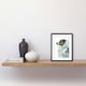 image 2 of Jack Russell Dog Modern Watercolour Portrait 9x7" Black Framed Wall Art Print