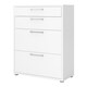 image 3 of Prima Office Storage with 2 Drawers 2 File Drawers In White