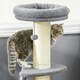 image 9 of PawHut Cat Tree with Tower Sisal Scratching Post Multi Level Dark Grey