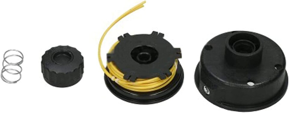 image 1 of SPARES2GO Spool Line Head Kit compatible with Ryobi PLT2543 RBC254FC Strimmer Trimmer