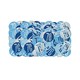 image 4 of Unique Party Glitz Foil Confetti - Blue - 90