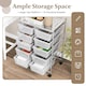 image 4 of COSTWAY 10 Drawers Home Office Storage Organizer Multi