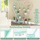 image 10 of COSTWAY 5 Tier Plant Stand Heart-shaped Ladder Shelf | Pink
