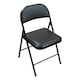 image 3 of TekBox 2x Folding Faux Leather Chairs