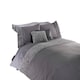 image 5 of Limoges Polycotton Floral Duvet with Pillowcase Cream | Single