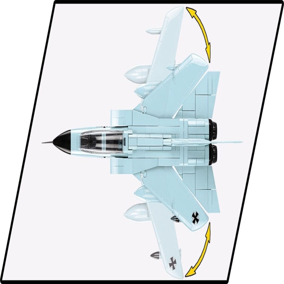 image 1 of Panavia Tornado IDS German brick plane model - COBI 5853 - 493 bricks