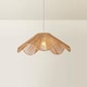 image 4 of ValueLights Farai Natural Woven Rope Wave Ceiling Shade | Brown