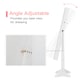 image 6 of HOMCOM Lockable Jewellery Storage Mirror Armoire Freestanding Adjustable White
