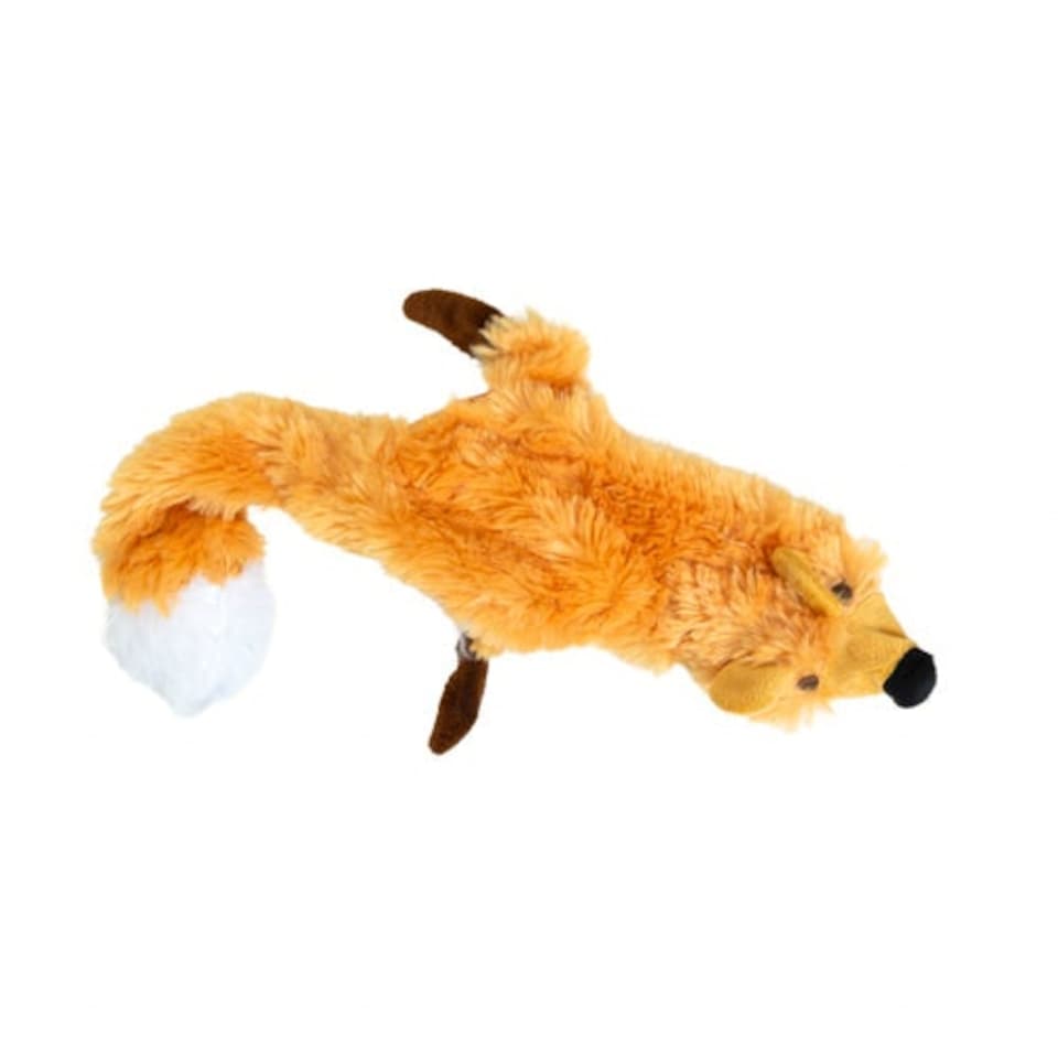 image 1 of The Pet Hut Crazy Fox Plush Dog Toy
