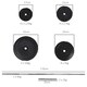 image 7 of HOMCOM Dumbbell and Barbell Set with 65kg Adjustable Weights, for Home Gym