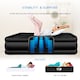 image 7 of Get Fit Air Bed With Built In Electric Pump - Premium King Size - Blow Up Bed With 2 X Free Pillows - Elevated Inflatable Air Mattress | Black | Black Mono | 1