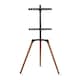 image 3 of Nedis TV Floor Stand, for Screen Size 50-65" Max Load 35kg, Fixed Design Bracket Tripod with 140° Rotate and Cable Management, Max VESA 400x400 - Black/Beech