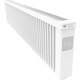 image 1 of 1580mm (W) x 300mm (H) - White Wi-Fi Ceramic Clay Core Electric Radiator (Girona) - 2000 Watts - Depth 90mm + Castors - Heats up to 20m²