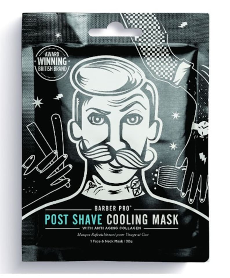 image 1 of Barber Pro Post Shave Cooling Mask | White