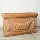 image 1 of Primrose Garden Large Terracotta Red Trough Planter With Decorative Detail 80cm