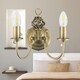 image 5 of Barley Twist - Antique Brass Wall Light Bronze