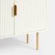 image 6 of OHS Ribbed Display Unit Modern Drawer Cabinet Shelf Storage