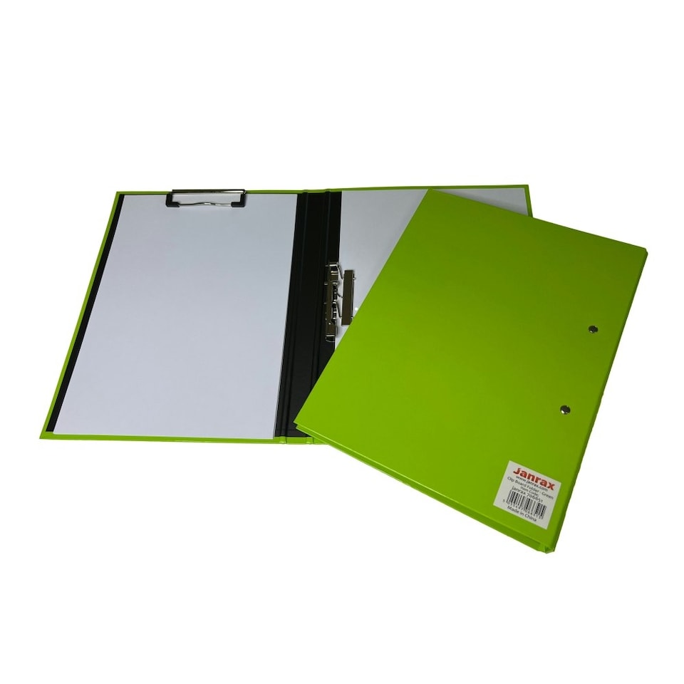 image 1 of Green A4 Clipboard Document Clamp File Folder