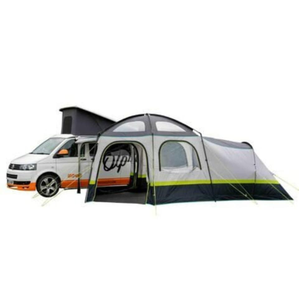 image 1 of OLPRO Hive Campervan Awning (Fibreglass Poles) - with Sleeping Pod