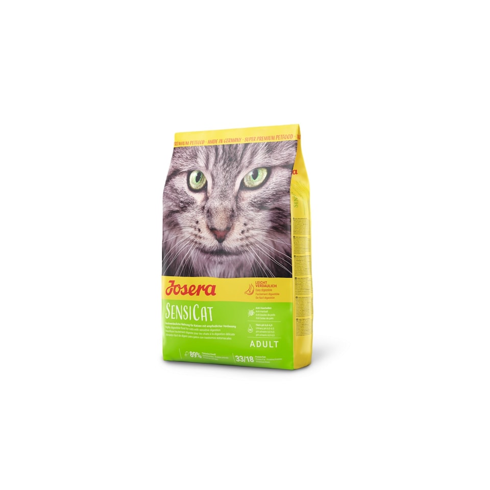 image 1 of Josera SensiCat complete food for adult cats | Sensitive stomach | For fussy cats| Gluten free | Anti-Hairball | Skin & Coat | Herbs & Fruits | 2kg