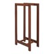 image 1 of Rust Finish Medium Wood Storage Brown
