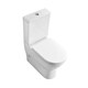 image 5 of Comfort Height Toilet Close Coupled Disabled Elderly Soft Close Seat