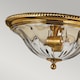 image 2 of Cambridge 2 Light Flush Mount Ceiling Light Burnished Brass, E27