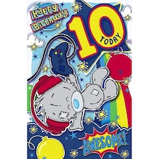 Me To You Bear My Dinky 10 Today 10th Birthday Card