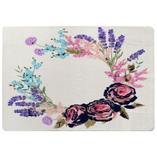 Beautiful Reath (Rug) Purple | Large: 140x200cm
