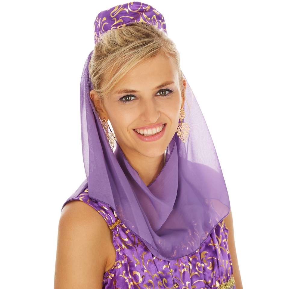 image 1 of Womens Magical Genie Costume | Purple | purple | XL | 1