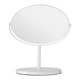 image 1 of Marisha White Metal Swivel Large Table Mirror | White