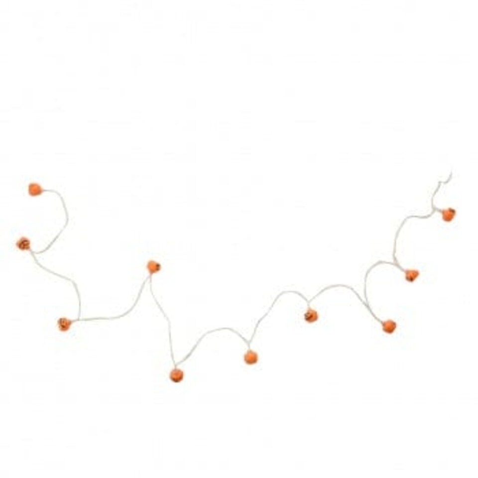 Widdop Gifts Orange LED Pumpkin Garland