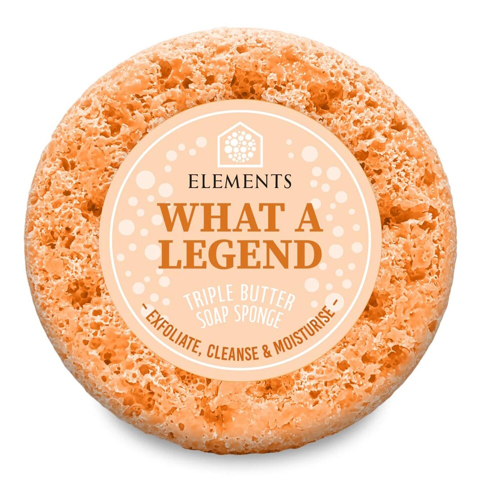 Elements of Fragrance Triple Butter Soap Body Buffer Sponge - What a Legend