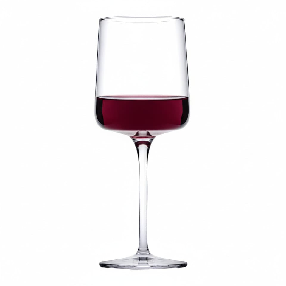 image 1 of Wine Glasses Clear Glass Goblets Stemware Barware | Clear | 6x430ml