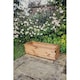 image 2 of Multi Pack of 3 - Valley Trough Large - Timber Garden Planter - L39 x W100 x H32 cm | Brown
