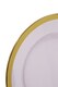 image 5 of Ida Textured Glass Side Plate With Gold Rim
