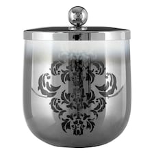 Elissa 600ml Silver Cotton Jar