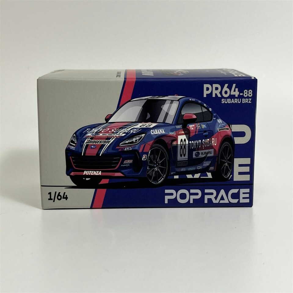 image 1 of Subaru BRZ Tokyo Subaru Racing 1:64 Scale Pop Race PR640088