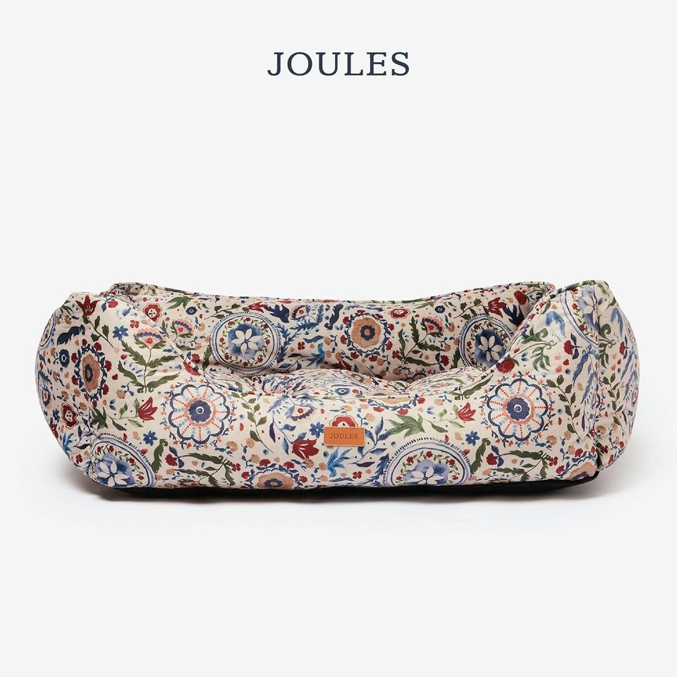 image 1 of Rosewood Joules Festival Floral Box Dog Bed | Multi | S | 1